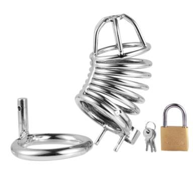 Zerlegter Loops Prison mit Basisring und Schloss
