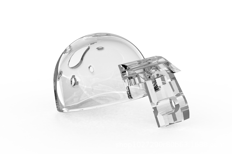 Transparente Kappe als separates Bauteil