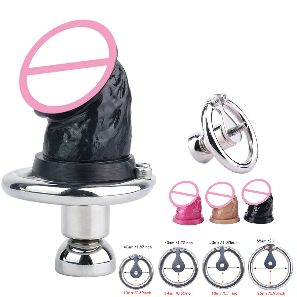 Aufsatzfarben und Basisringgrößen im Überblick