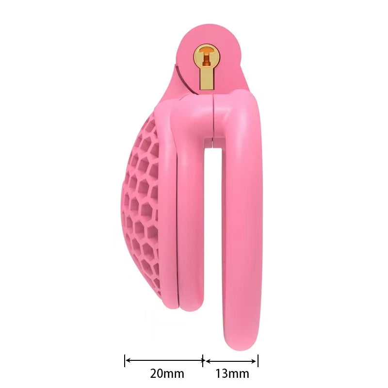 20-mm-Käfiglänge und 13-mm-Ringprofil in Pink