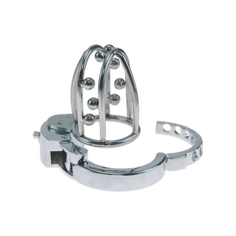 Käfig 77 mit inneren Noppen und geöffnetem Ring