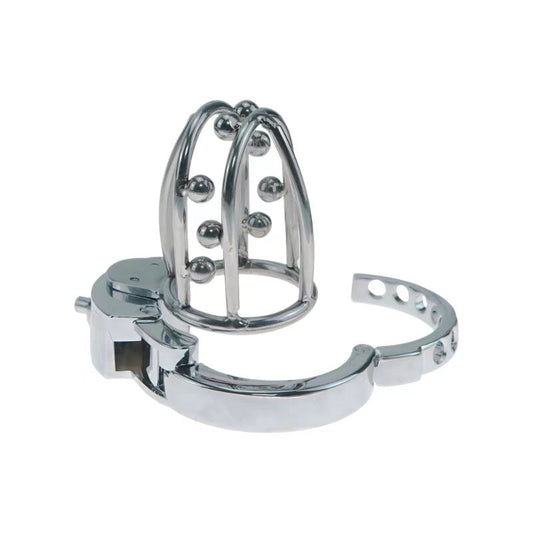 Käfig 77 mit inneren Noppen und geöffnetem Ring