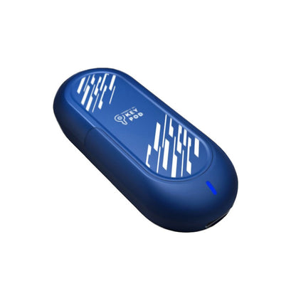Blaue KeyPod-Box in Schrägansicht