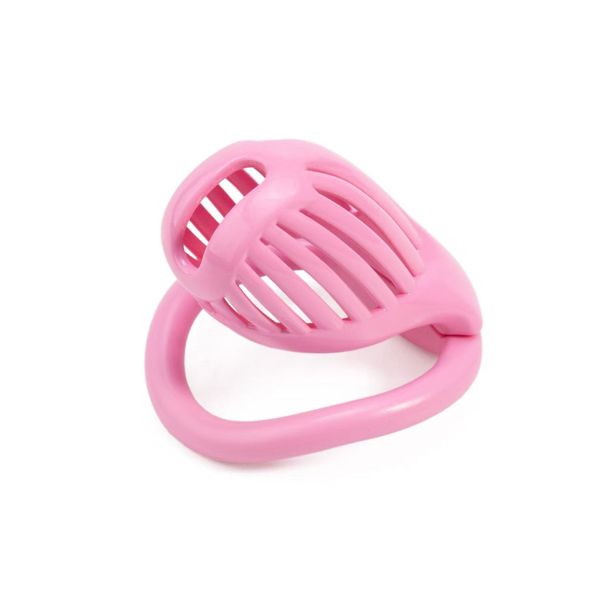 Pinker Käfig liegend