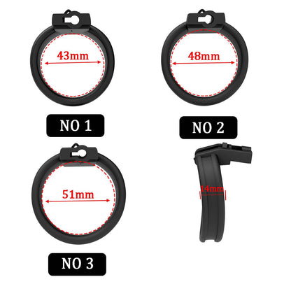 Basisringmaße 43, 48 und 51 mm