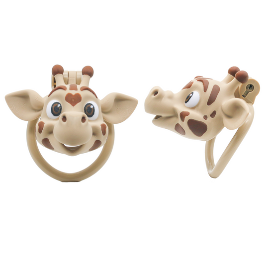 Giraffenmotiv aus zwei Blickwinkeln