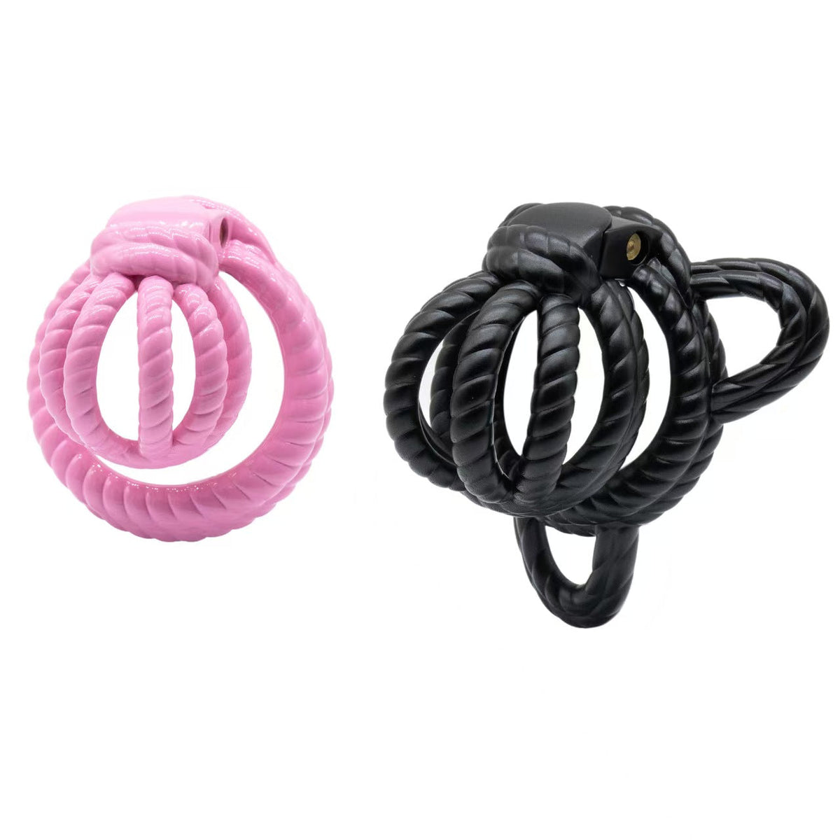 Rope Art in Pink und Schwarz