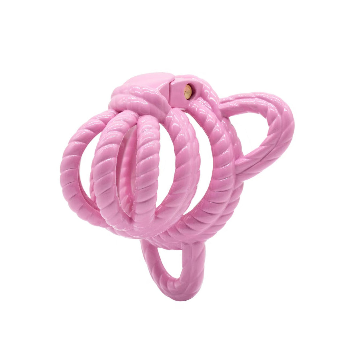 Pinker Käfig mit zusätzlichen Ösen