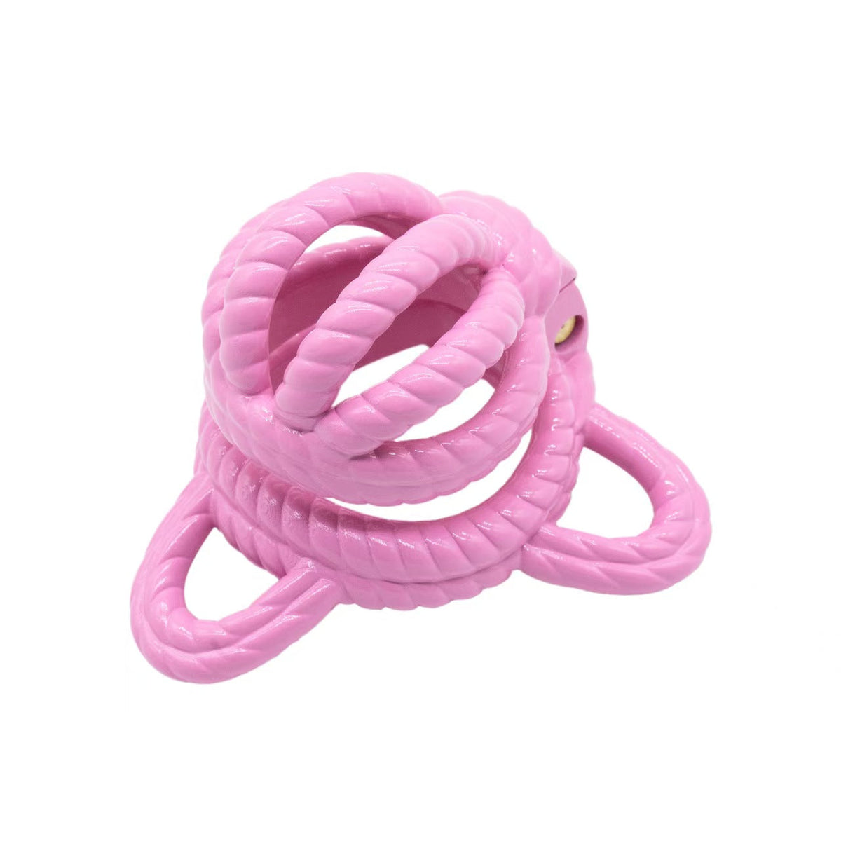 Pinker Käfig seitlich