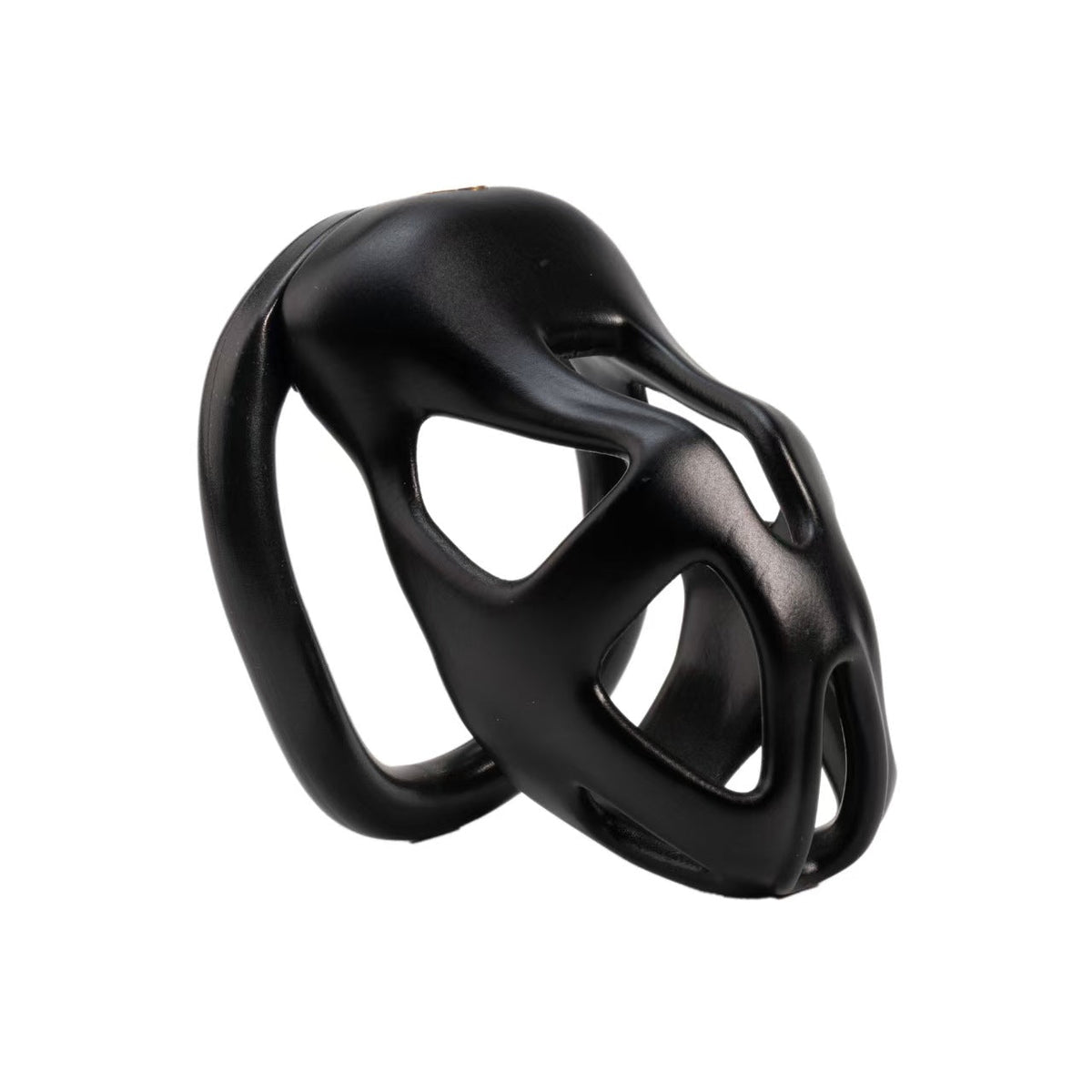 Schwarzer 3D Skull schräg von oben