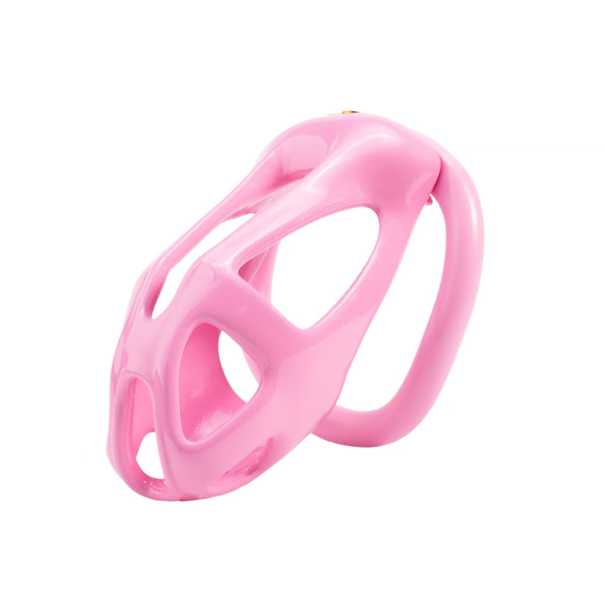 Pinker 3D Skull schräg von oben