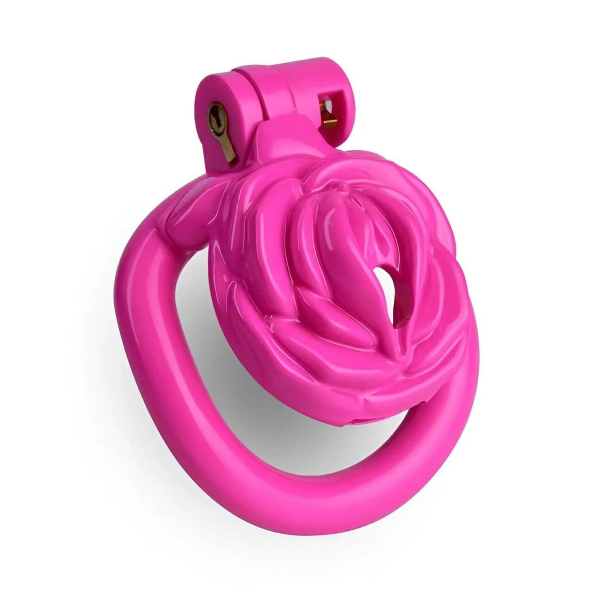 Pinker Rose-Käfig von vorn