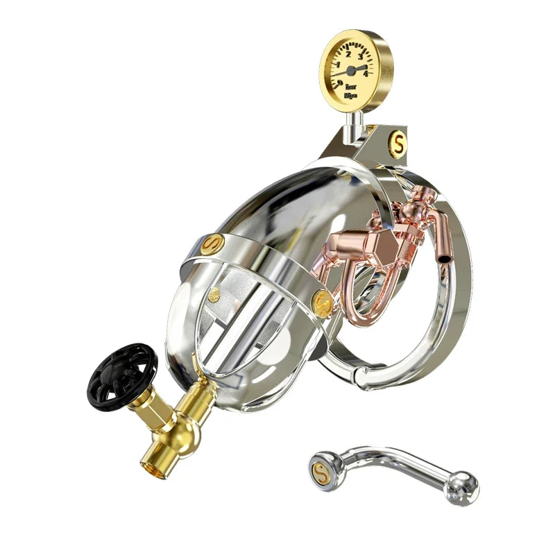 Steampunk-Käfig mit separatem Befestigungsteil
