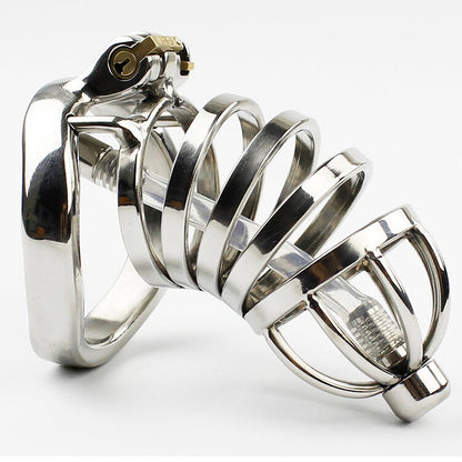 Seitenansicht des Edelstahlkäfigs