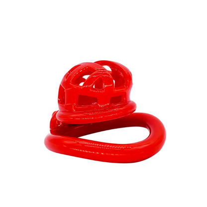 Roter Käfig mit Basisring von vorn