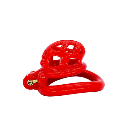 Seitenprofil des roten Käfigs