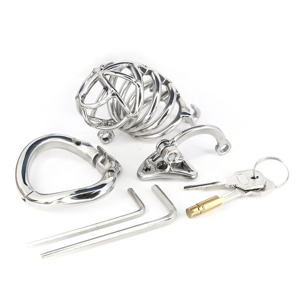 Käfig mit breiten Metallstreben