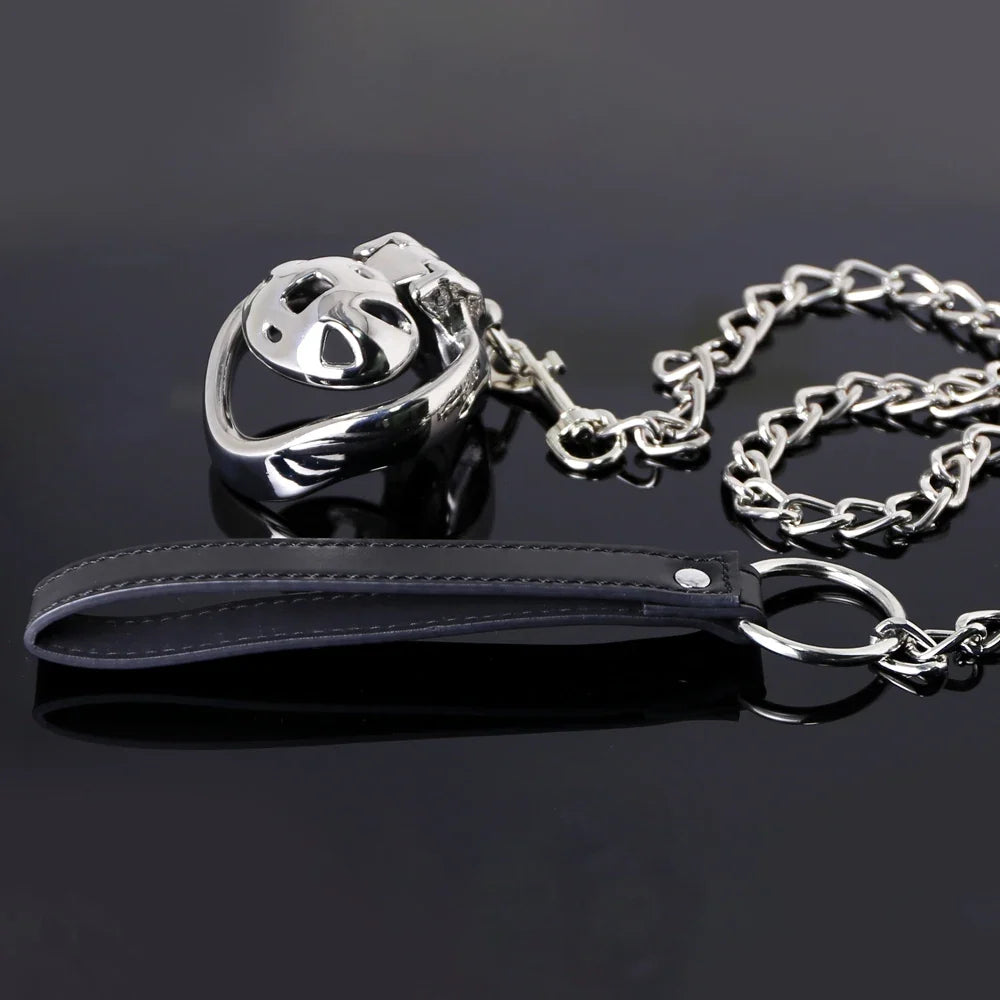 Käfig, Kette und Handschlaufe in Gesamtansicht