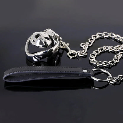 Käfig, Kette und Handschlaufe in Gesamtansicht
