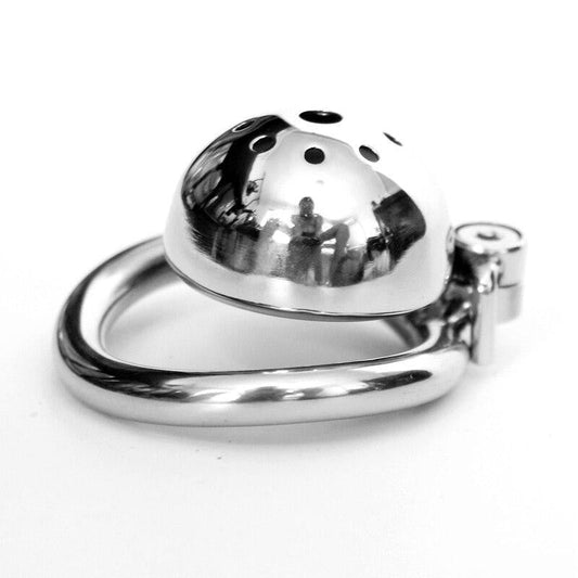 Kurzer halbkugelförmiger Edelstahlkäfig mit Basisring