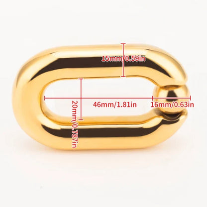 Maße der goldfarbenen Größe S