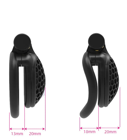 Maßvergleich der flachen und gebogenen Ringform