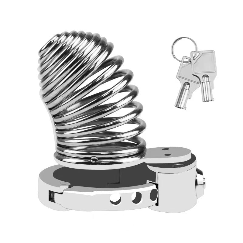 Spiralform und Basisring in Seitenansicht