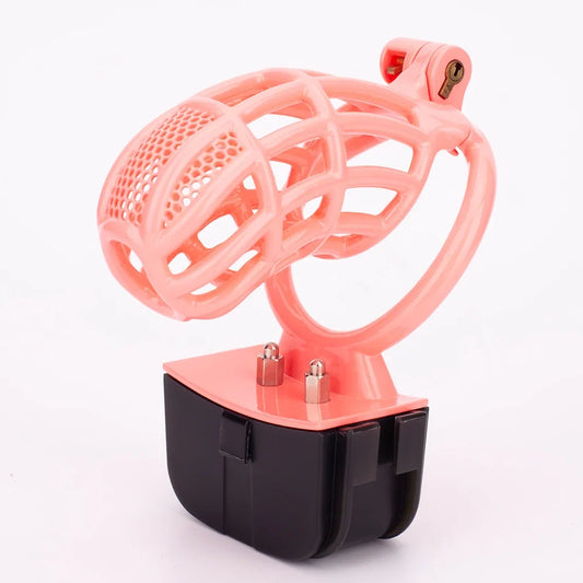 Pinker elektrischer Käfig mit perforierter Front