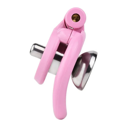 Pinker Käfig in seitlicher Ansicht