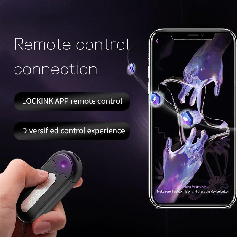 Darstellung der Fernfreigabe über die LOCKINK-App