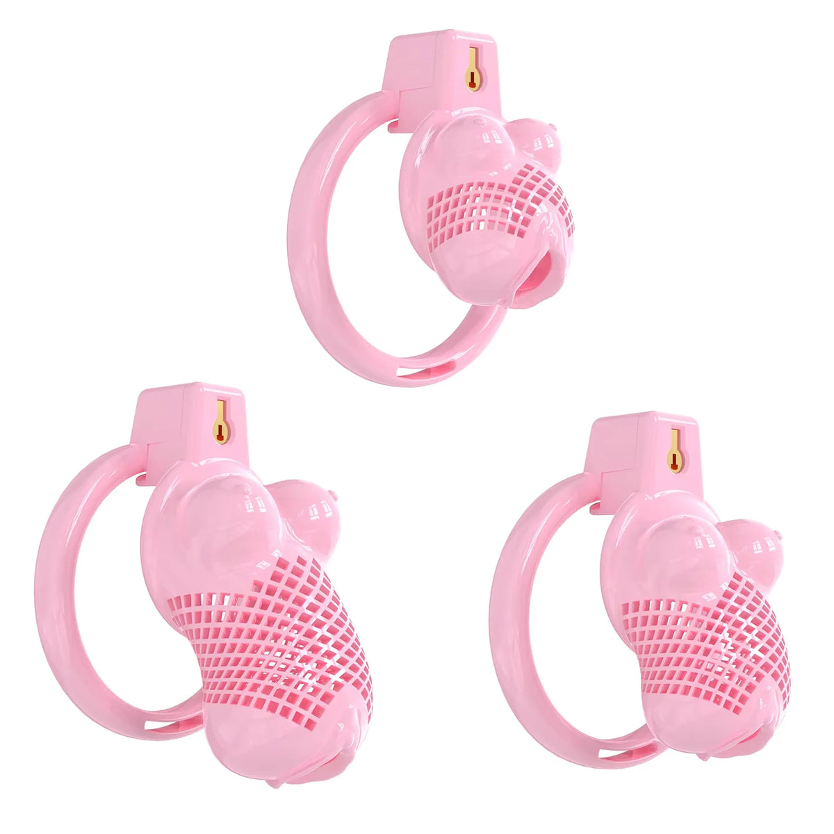 Drei pinke Größen der Modellreihe 17