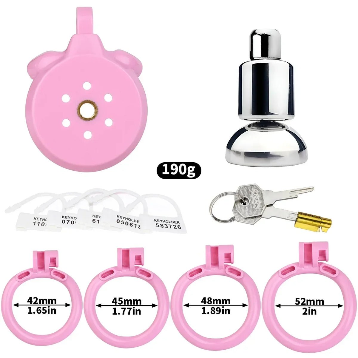 Pinkes Set ohne Haltegurt
