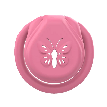 Pinke Front mit Schmetterlingsmuster