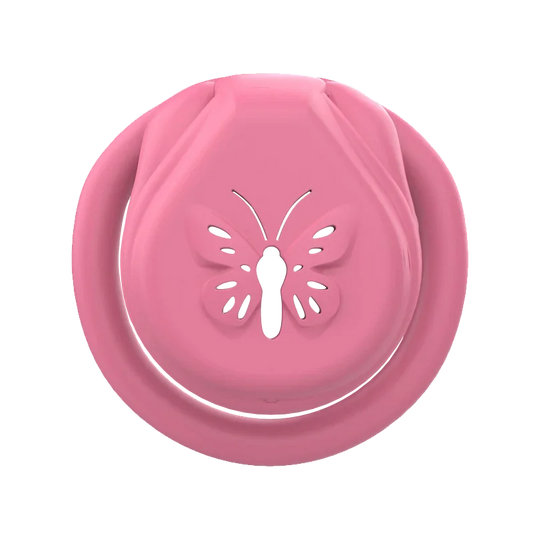 Pinke Front mit Schmetterlingsmuster