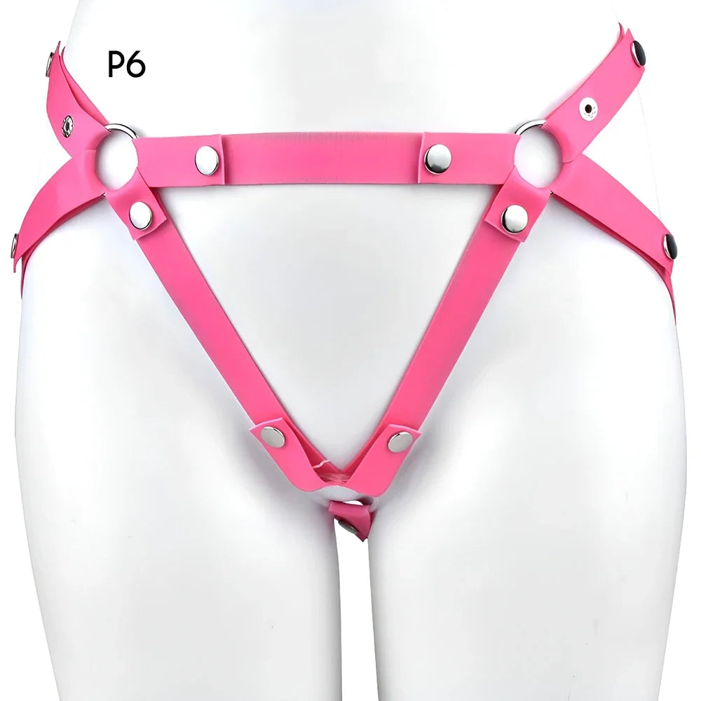 Einzelner pinker PU6-Haltegurt