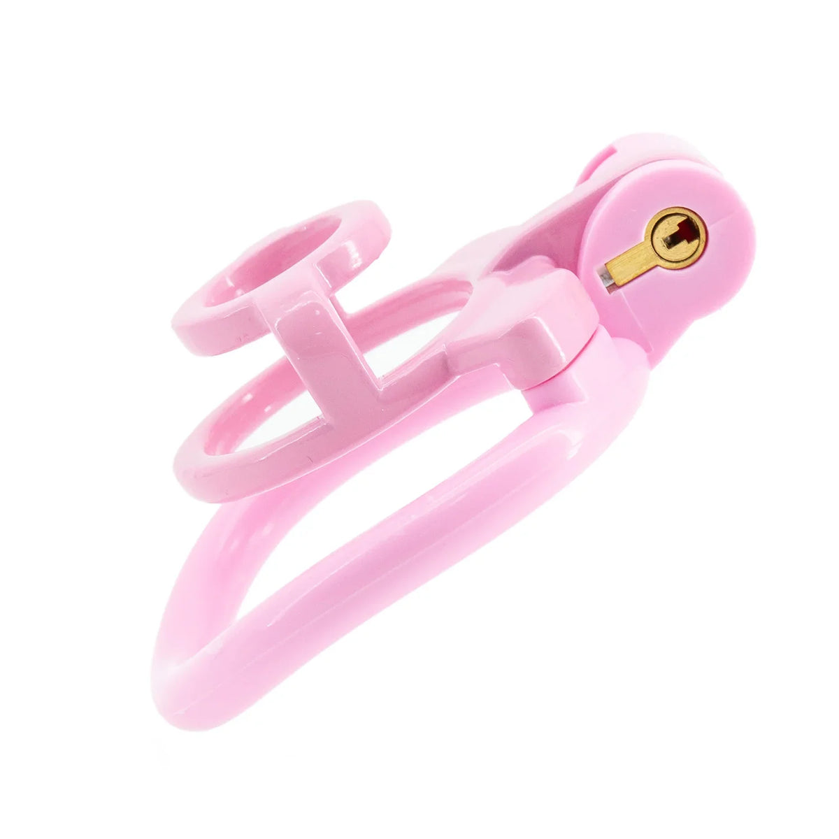 Pinker Käfig in Seitenansicht