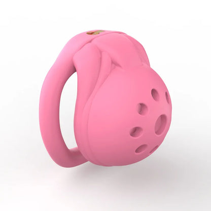 Pinker Käfig ohne Einsatz