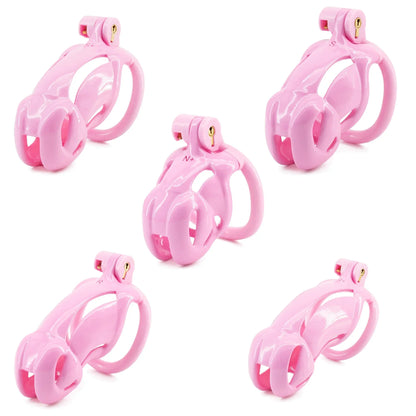 Fünf pinke Viper-Größen