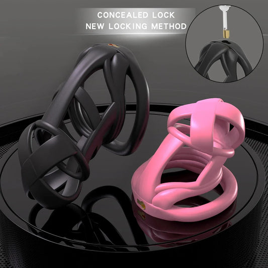 Model X in Schwarz und Pink mit Schlossdetail