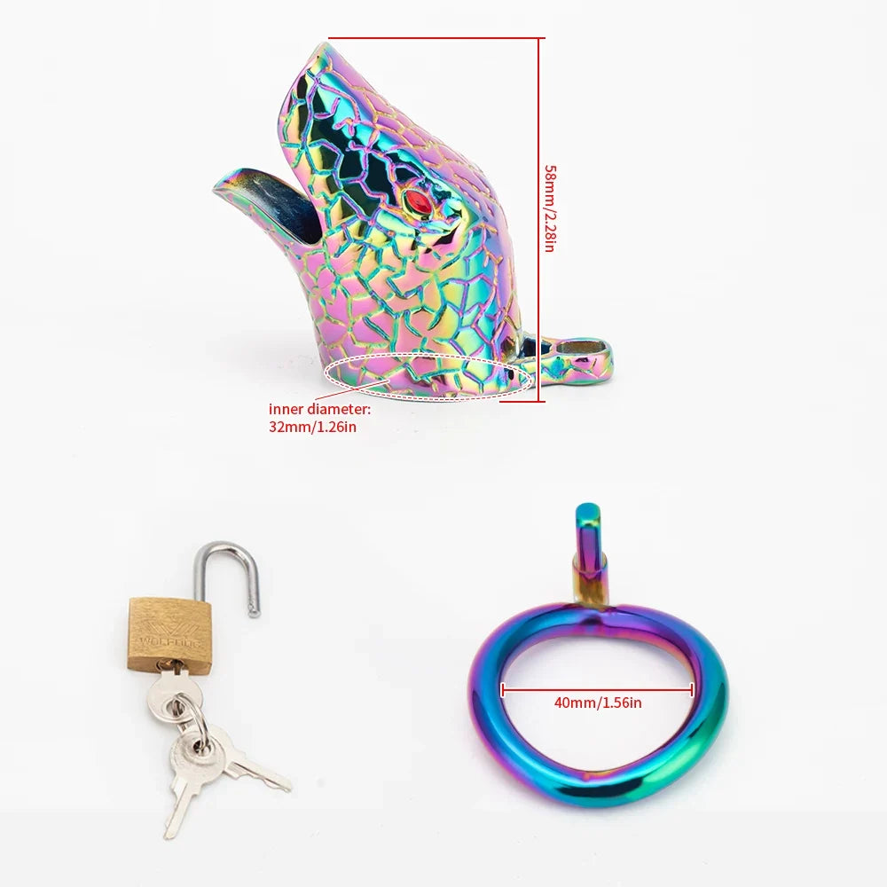 Regenbogen-Set mit 40-mm-Ring