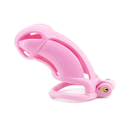Pinker R-Käfig im Seitenprofil