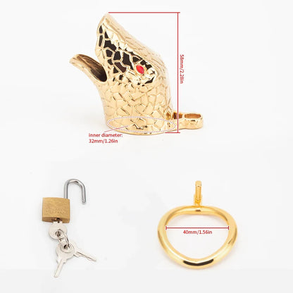 Goldfarbenes Set mit 40-mm-Ring