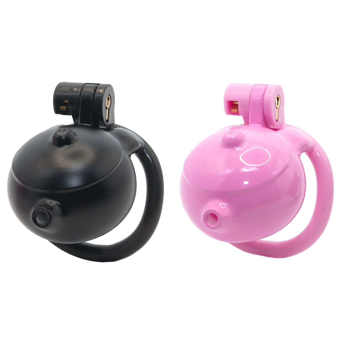 Teapot in Schwarz und Pink