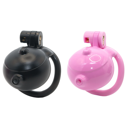 Teapot in Schwarz und Pink