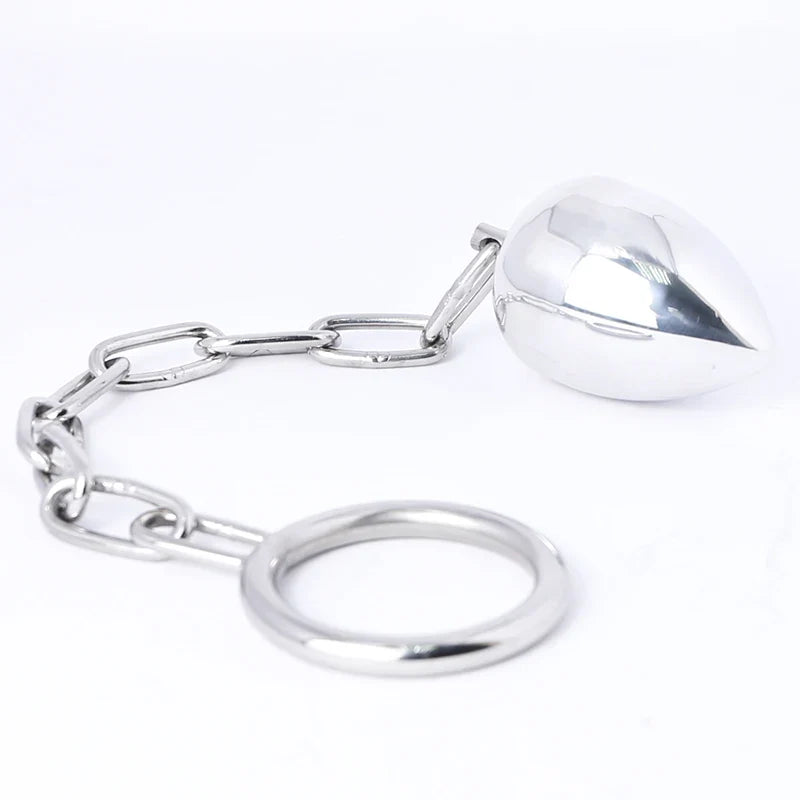 Ring, Kette und Plug in Gesamtansicht