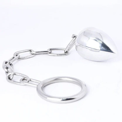 Ring, Kette und Plug in Gesamtansicht