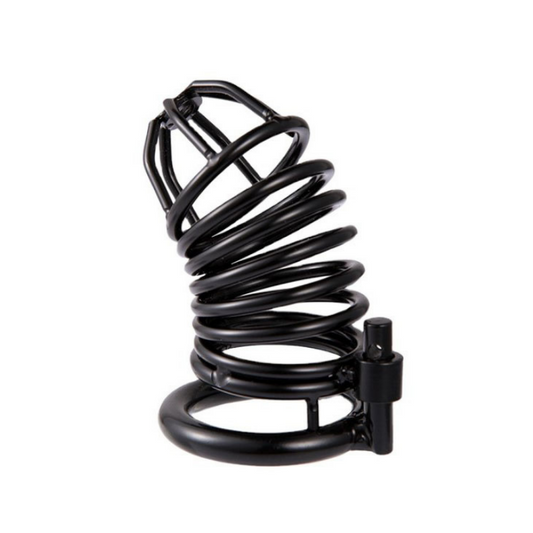 Schwarzer Black Prison mit Spiralstreben