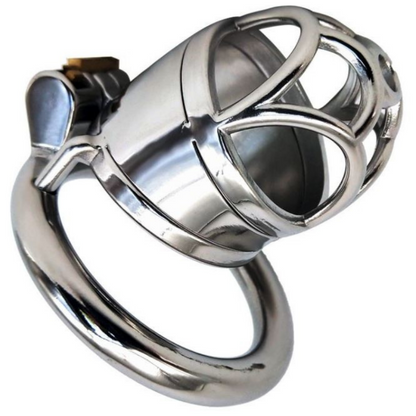 Schrägansicht der geöffneten Frontstruktur