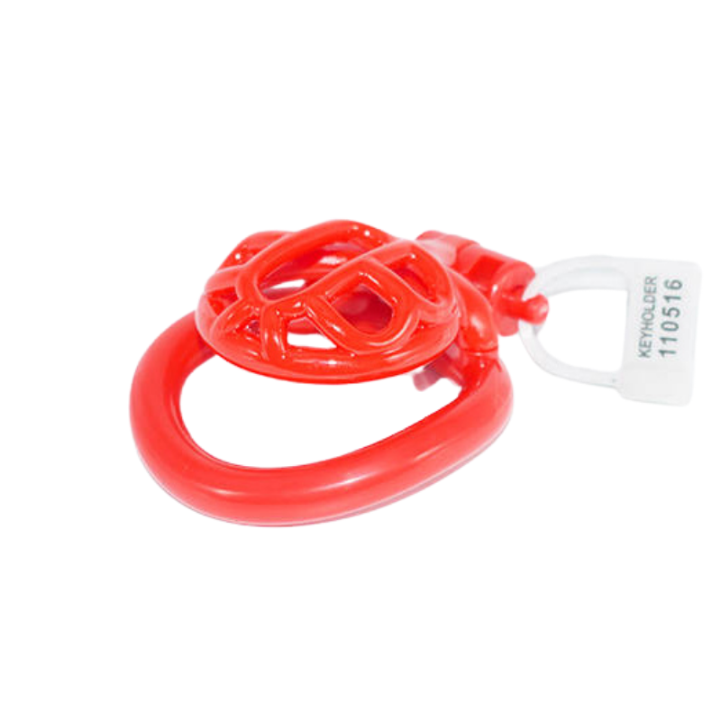 Roter Teeny Prison Minus im Seitenprofil