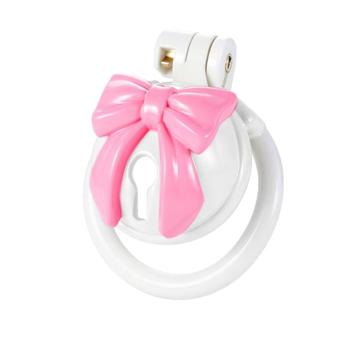 Pink-weiße Front mit weißem Ring
